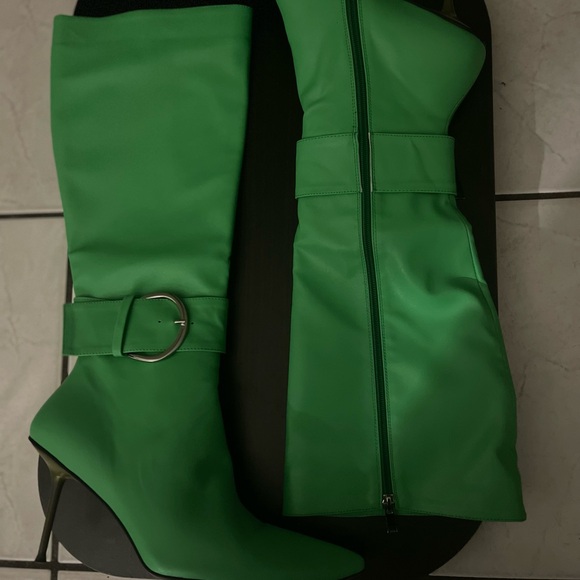 Huhren Sexy Stiletto Pointed Toe Boot, - Picture 12 of 16